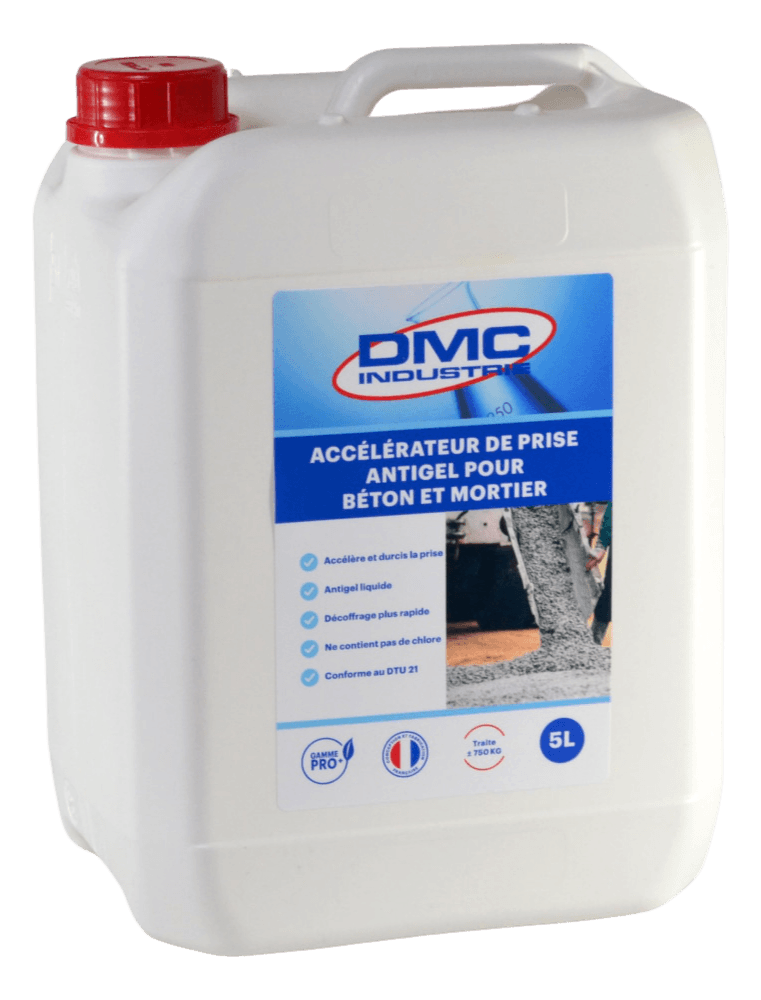 DMC INDUSTRIE Accélérateur de prise antigel pour béton et mortier